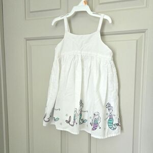 2/$15 Gymboree White Mermaid Print Dress